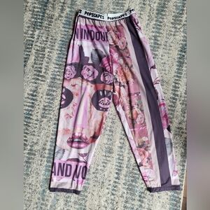Popscapes, wearable art, lounge pant (M).